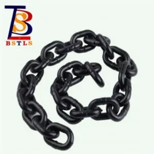 G80 Hoist Lifting Link Chain Black Alloy Steel Chain