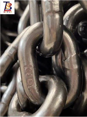 High Tension G80 Alloy Steel Black Oxide Link Chain