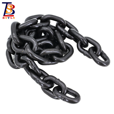 Black Heavy Duty Welded Alloy Steel G80 Lifting Chain For Sale